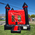 Jump-City Party Rentals - Red & Black Castle Jumper