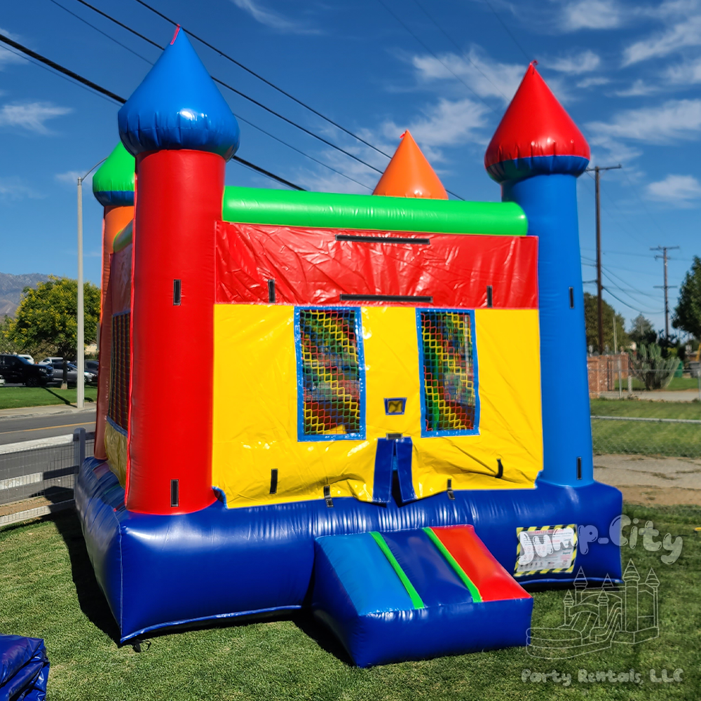 Jump-City Party Rentals - Multi-Color Castle Jumper